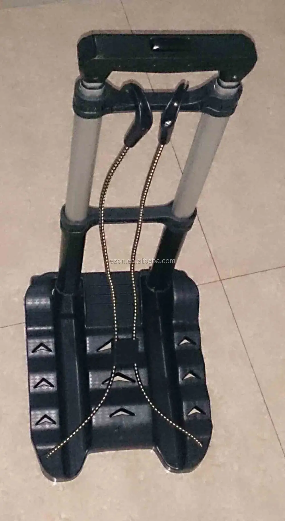 Portable Travel Folding Aluminum Luggage Cart,Lightweight Aluminum Folding Luggage Cart,Mini