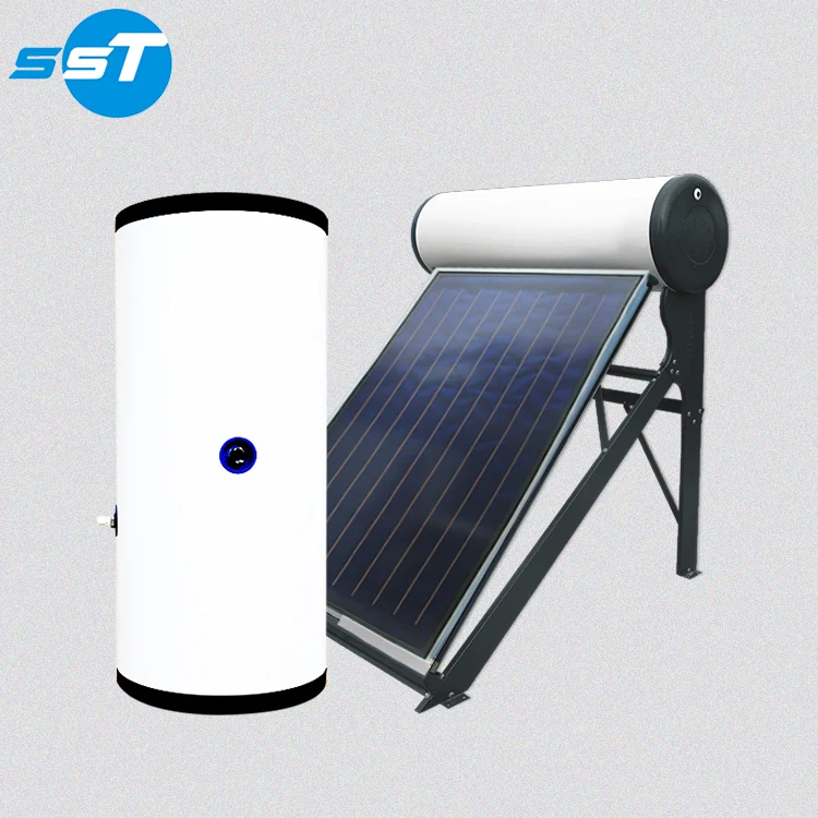 Elegant Appearance 300l Duplex Stainless Steel Coils Solar Water Tankheat Pump Solar Hot Water