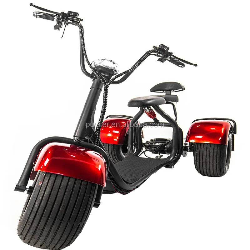 3 Three Wheel Electric Scooter Citycoco Electric Bike Bicycle,Electric ...