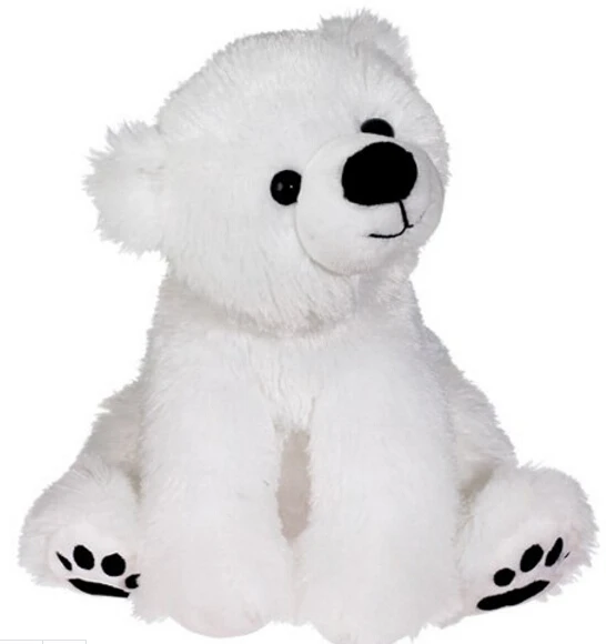 small polar bear stuffed animal