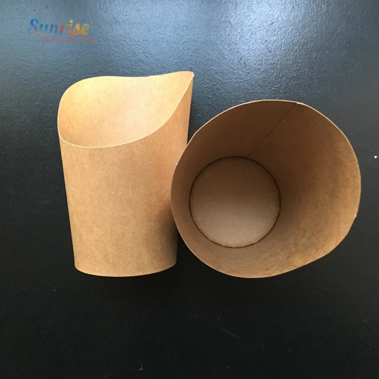 Kraft Paper Scoop French Fry Cup For French Fries Chips - Buy Kraft Cup ...