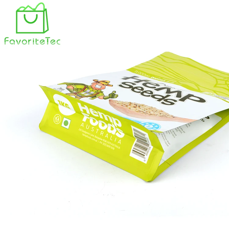 Chia Seeds Packaging Zipper Stand Up Pouch Food Packaging Aluminum Foil