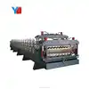 Galvanized Automatic Double Layer Floor Glazed Corrugated Tile Roll Forming Making Machine