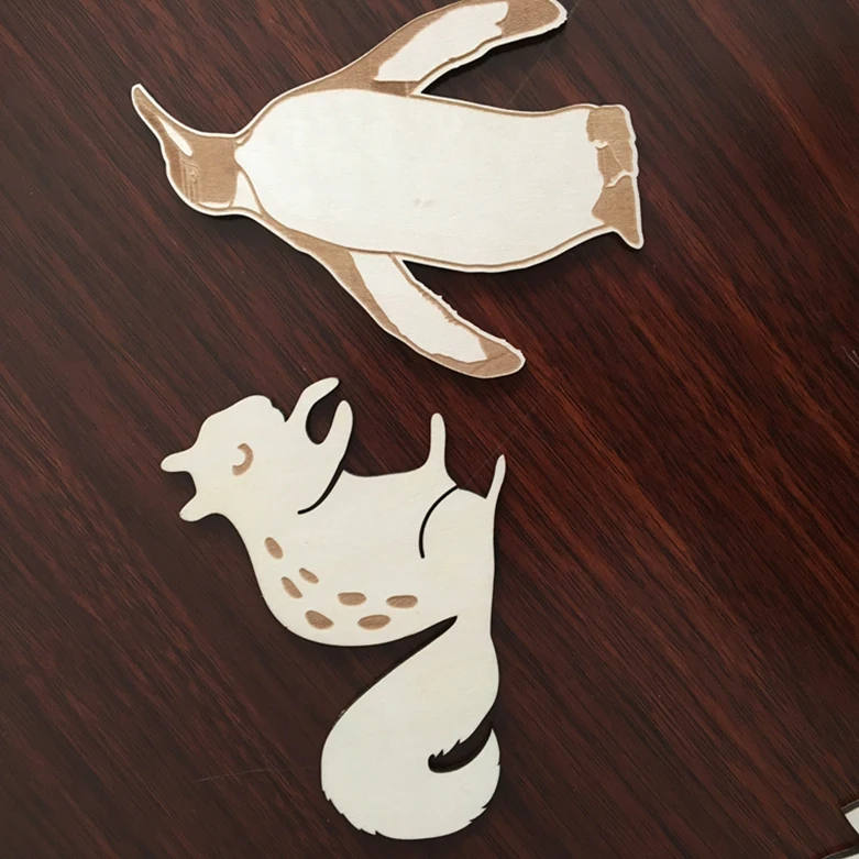 Small Squirrel   Laser Cut Out Unfinished Wood Shape Craft Supply wood toy