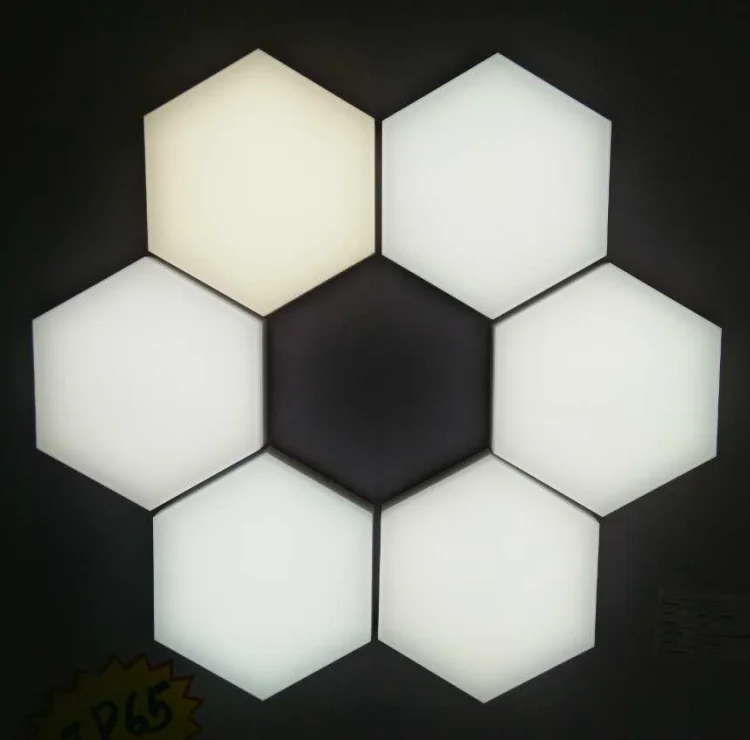 Fire Rated Pc Hexagon 12w Led Ceiling Panel Light With Emc Driver