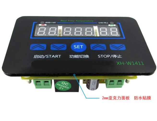 XH-W1411 10 A AC 220 V DEL numérique température Contrôleur Thermostat contrôle 