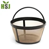 Permanent Basket-Style Gold Tone Stainless Steel Coffee Filter for Mr. Coffee 10-12 Cup Basket-Style Coffee makers