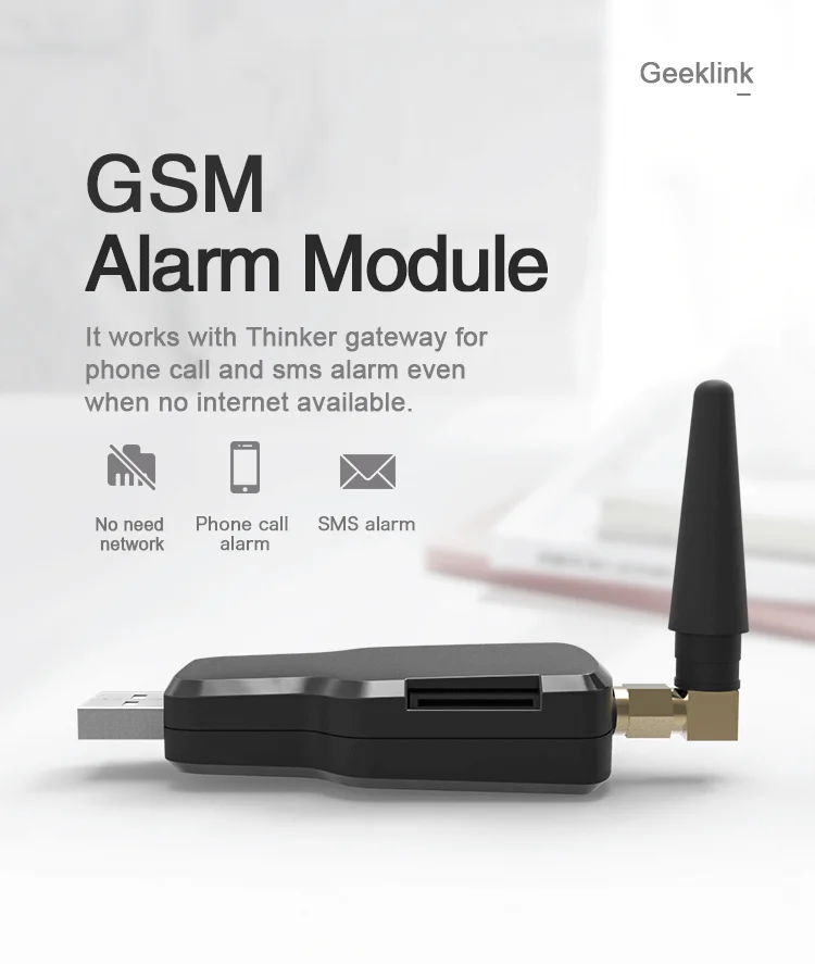 Geeklink smallest gsm module Mobile and Unicom home automation and home security gsm module for alarm