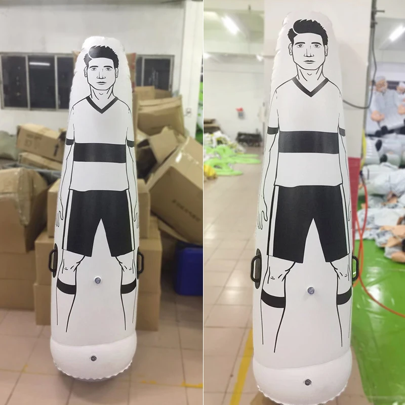 Free Shipping Factory 5 Pcs 0.6mm Pvc Inflatable Football Keeper Body