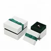 Luxury Paper Jewelry Packaging Wedding Ring Box with Soft Velvet