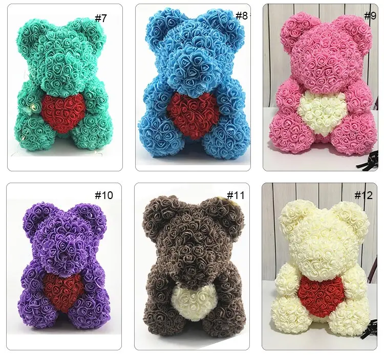 floral foam teddy bear