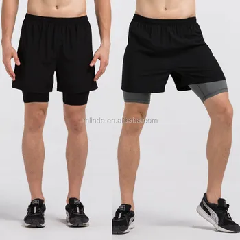 running shorts with under shorts