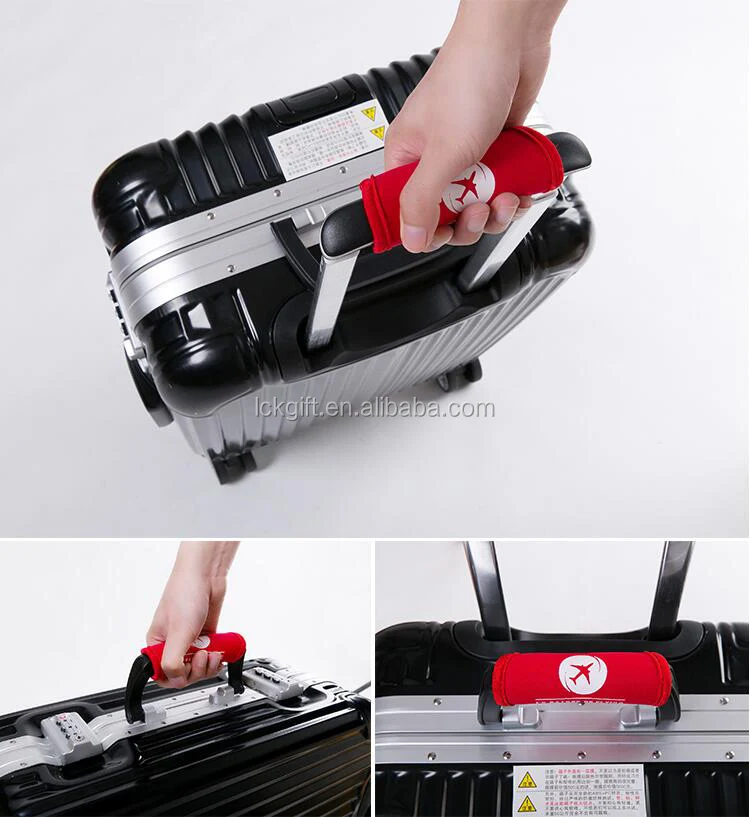 Custom Design Handle Wrap Comfort Neoprene Luggage Grips For Travel