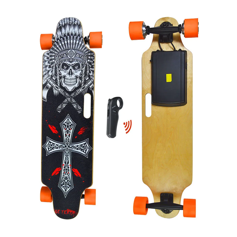 4 Wheel Drive Offroad Carbon Fiber Electric Longboard Skateboard Best