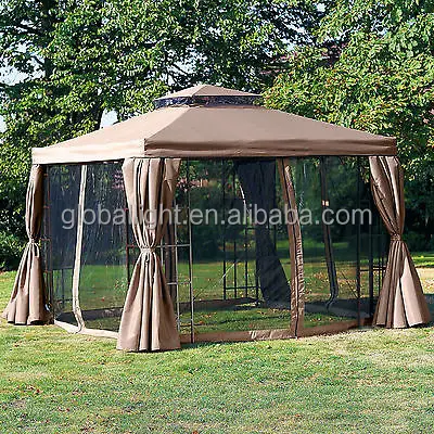 Home Garden Patio Furniture Weather Resistant Gazebo With Mosquito