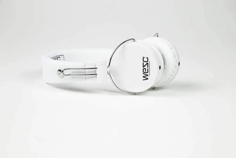 SMS Audio WESC-M30-WHT On-Ear Wired Headphones, White