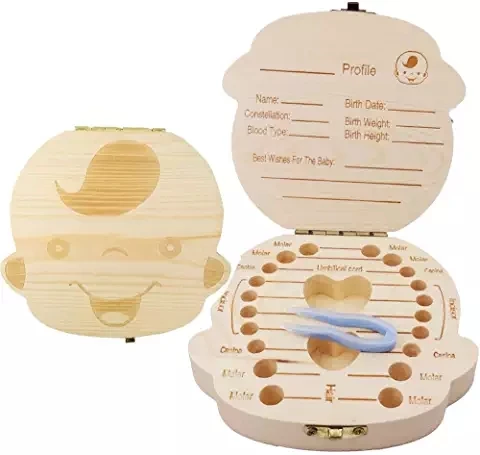 baby tooth holder keepsake