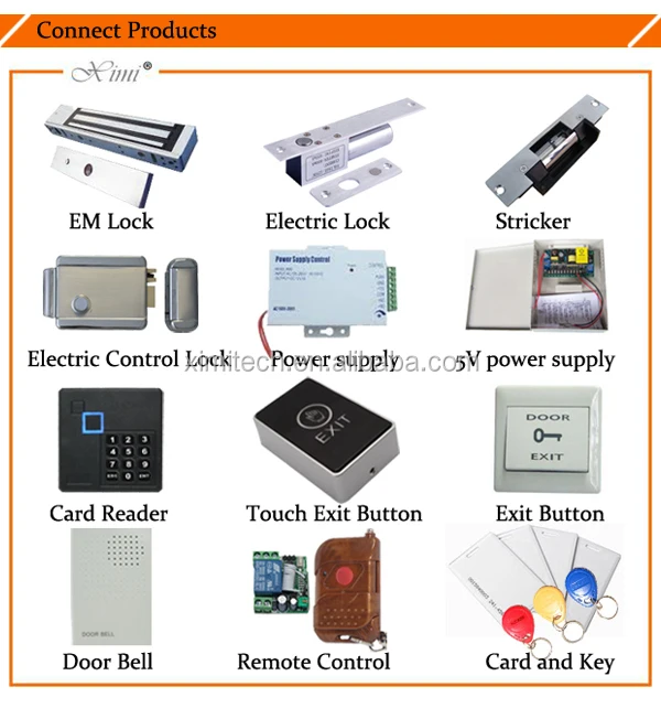 3.5inch touch screen proximity card time attendance and access control system SC700 door control panel security system