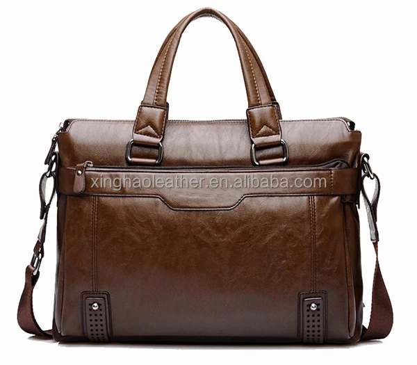 Custom High Quality Multifunction Genuine Leather A3 Size Portfolio Bag ...