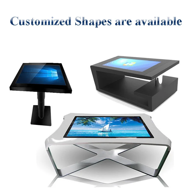 55 Inch Interactive Multi-Function Waterproof Indoor Display LCD Touch Screen Coffee Table