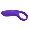 USB rechargeable mini bullet vibrator silicone cock ring for dildo, male sex toy for delay sex