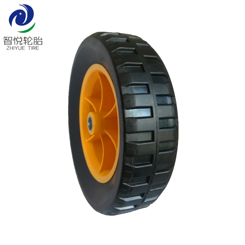 8" Semipneumatic Rubber And Plastic Wheels For Miter Saw Stand,Log