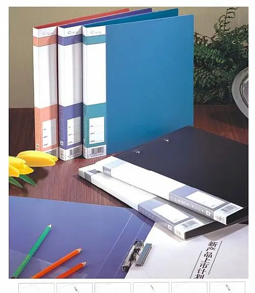 Hard Cover Pp Plastic File Folder With Colorful - Buy Plastic File