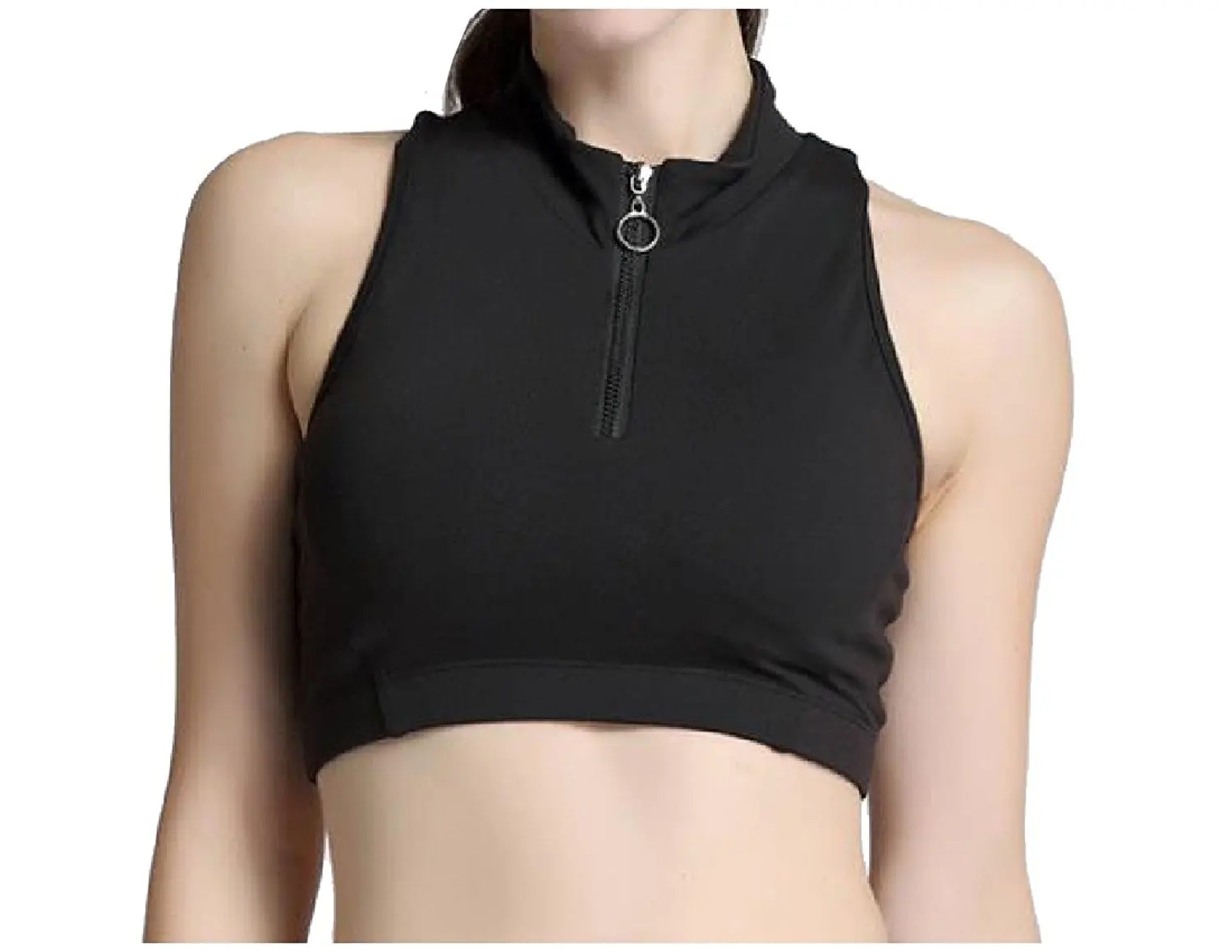 turtleneck sports bra