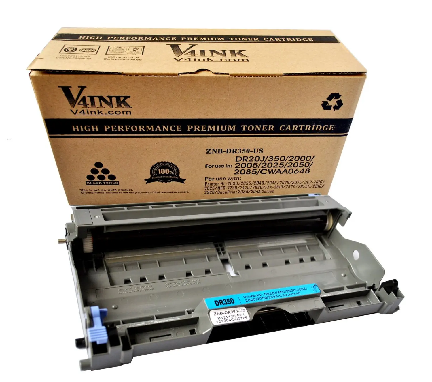 3PK TN350 Toner Cartridge For Brother HL-2035 2045 2050 2075 MFC-7420 Series