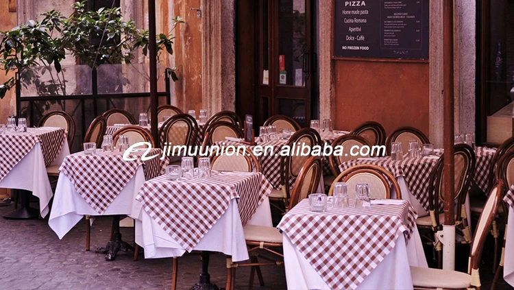 Outdoor Rattan bamboo cafe restaurant Furniture/garden wicker chair outdoor rattan chairs