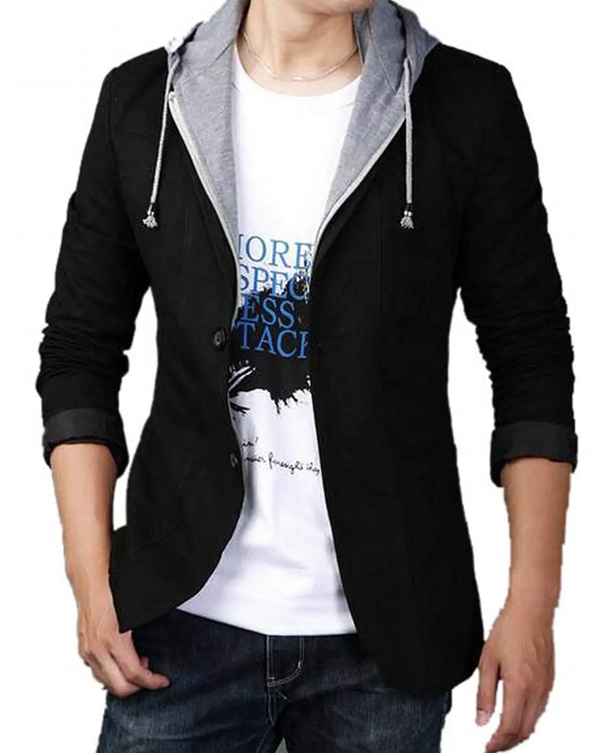 hoodie under suit