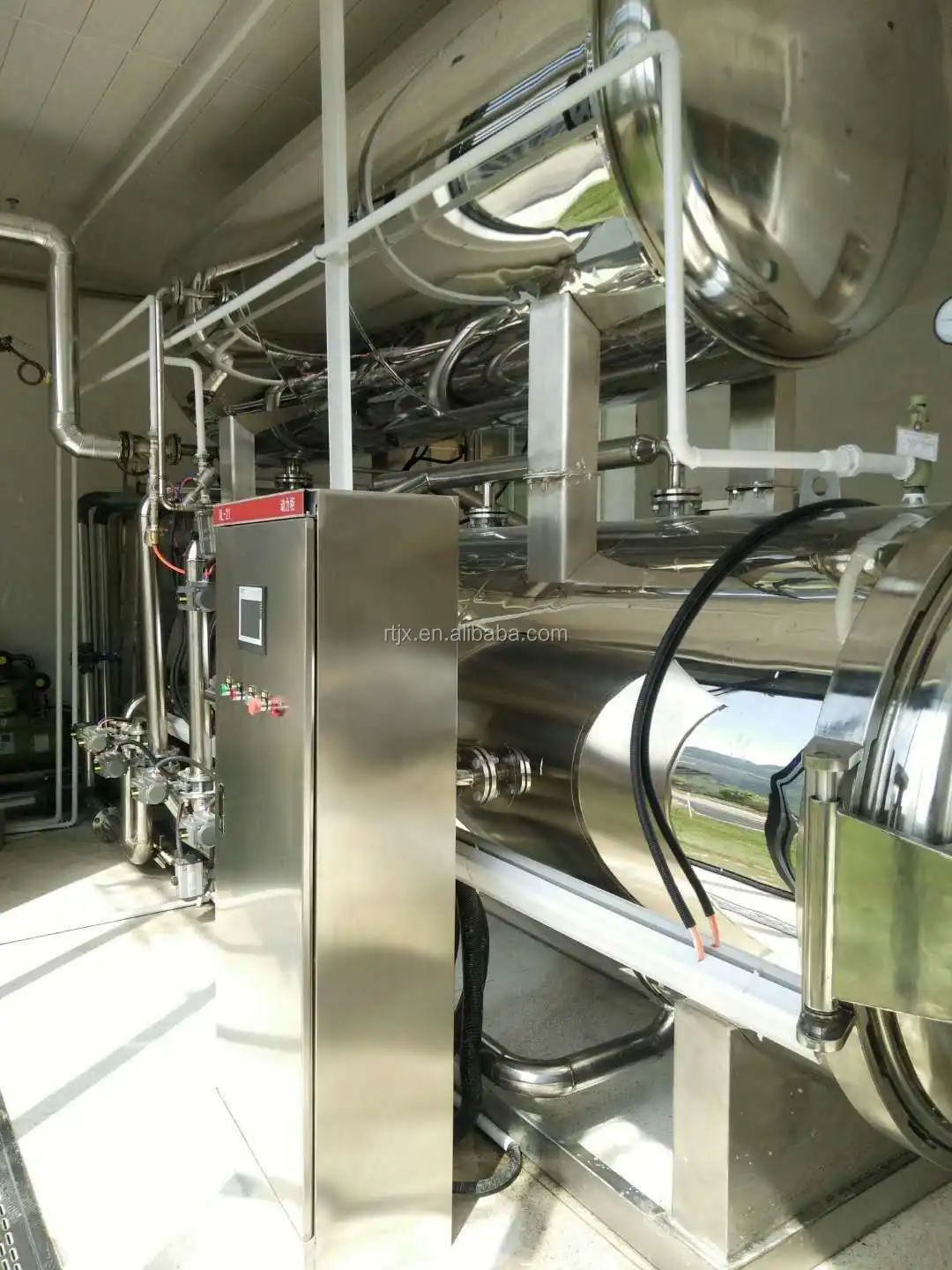 Double Door Electricity / Steam Heating Autoclave Medical Waste Sterilizing Machine