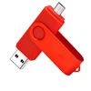 oem custom swivel metal otg 16gb usb flash drive