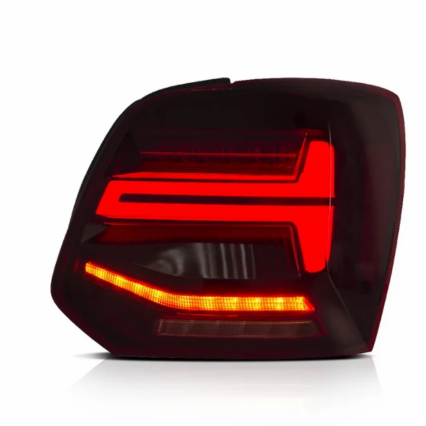 VLAND Factory LED TAIL LIGHT FOR  2011-2017 LED VENTO POLO Tail Lamp Turn Signal With Sequential Indicator Rear Light