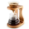 Hot Selling OEM Quality Bamboo Wood Coffee Punch Filter Holder Reusable Coffee Filters Kitchen Accessories Home Decoration