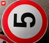Traffic control sign illuminated reflective traffic signs