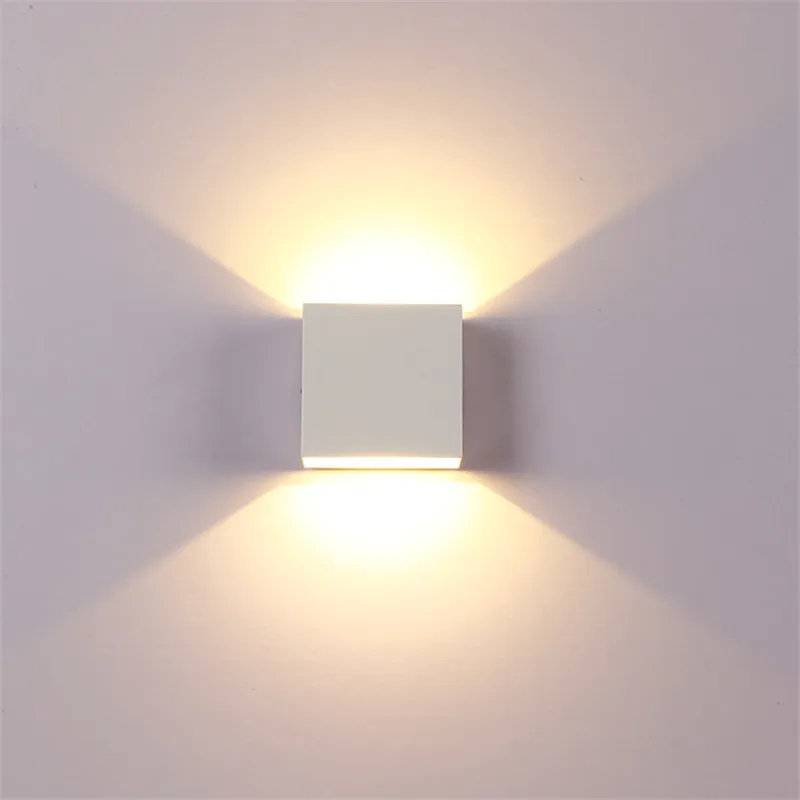 6W Aluminum Led Wall Light Sconce Up Down Lamp Bedroom Fixture Indoor Modern 