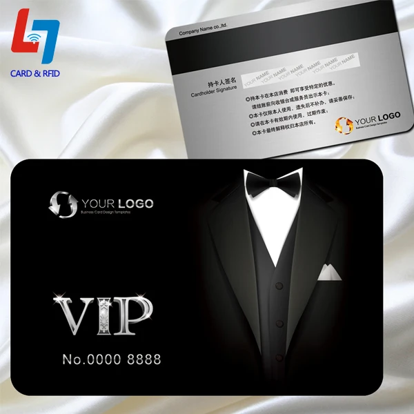 Tiers and Privileges Luxury Payment Membership Diamond VIP Card with PVC Material