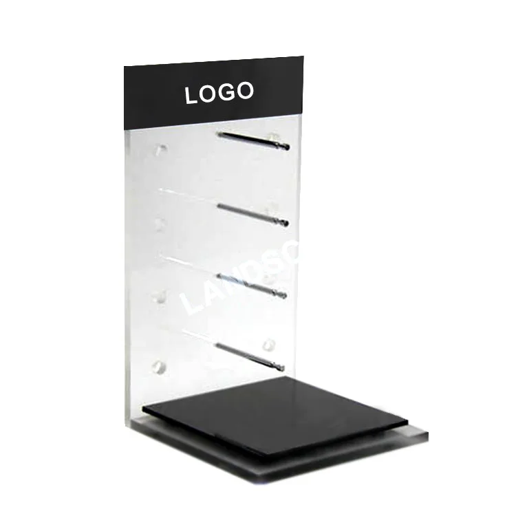 Custom Made Pdq Clear Acrylic Eyewear Display Stand / Countertop