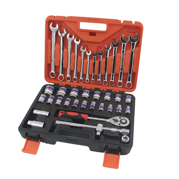 mechanics tool set complet hardware tools  plastic toolbox