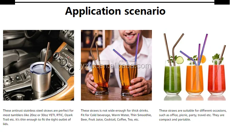 Reusable Stainless Steel Straw