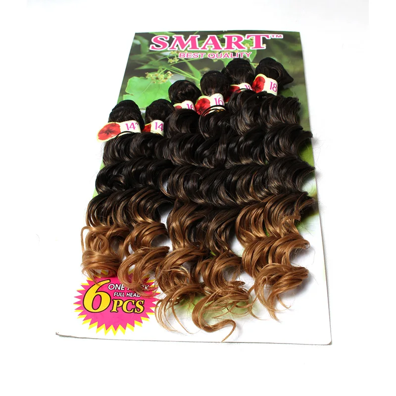 14 18inch Curly Weave Synthetic Hair Extension Sew In Synthetic