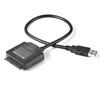 USB 3.0 To SATA Power Adapter For 3.5 inch HDD 2.5 inch SSD hard disk with 12V 2A AC DC adapter External SATA III cable