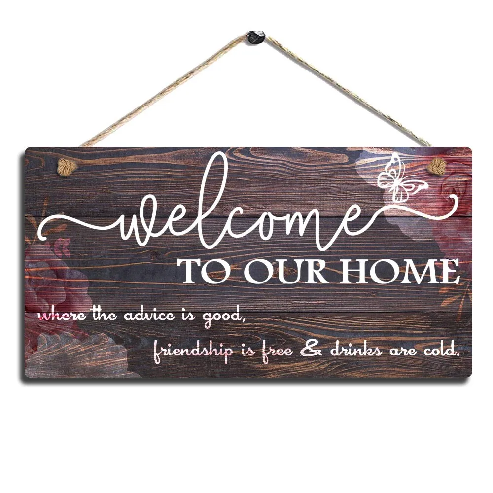 To Our Home Wall Hanging Sign Home Decor Wood Plaque Sign Buy