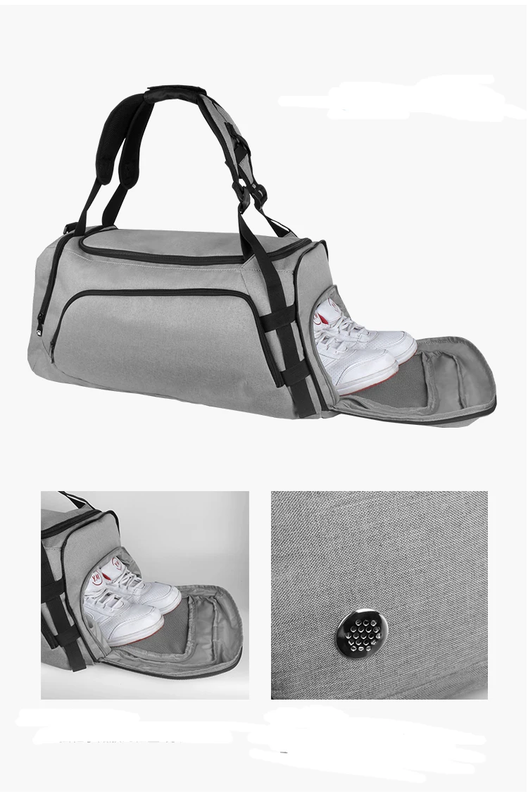 travel backpack with shoe compartment