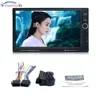 2DIN Car DVD / CD/ mp5 / usb / sd / player Bluetooth Handsfree Rearview after Touch screen hd system Radio BT+camera