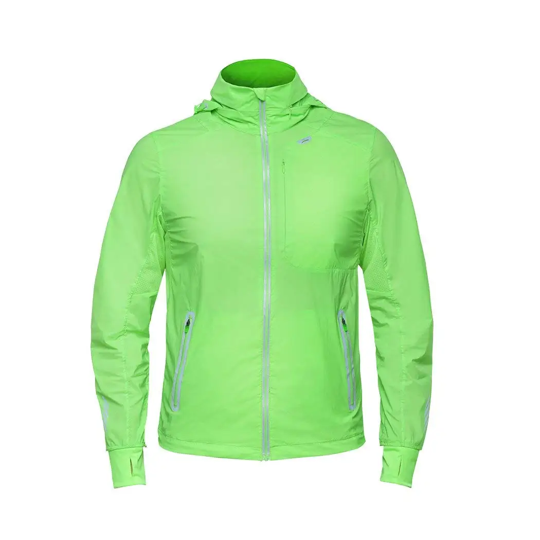 Buy FOOXMET Reflective Jacket With Hoodie and Waterproof Wind Breaker