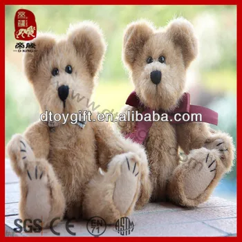 Lucu Mainan Hewan Memakai Kotak Kotak Dasi Kupu Kupu Sendi