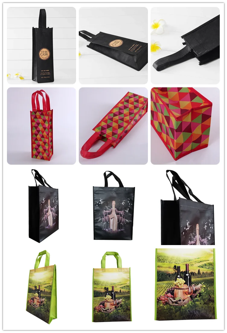 Reusable Durable 6 Bottles Recyclable Non Woven Wine Bag Buy Non