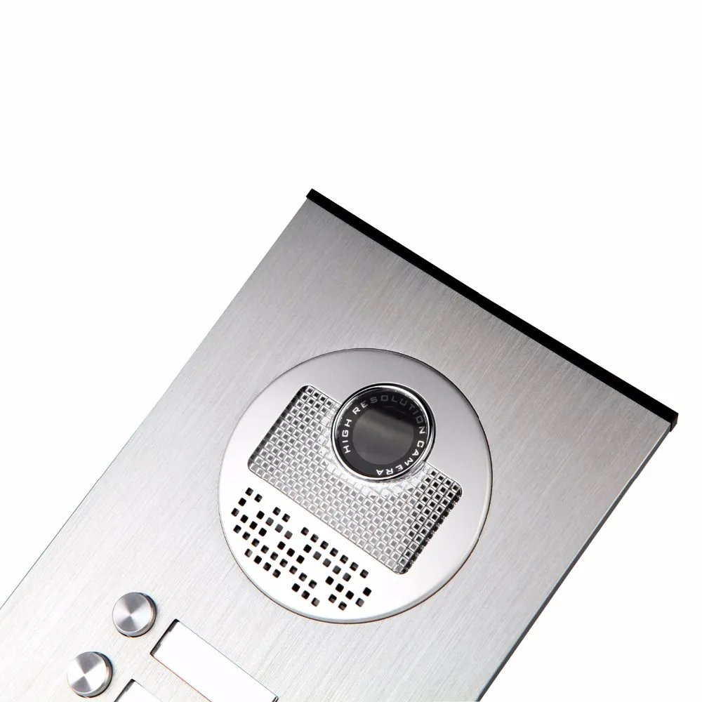 Multi Apartment Video Door Phone 6 Family Intercom System With Id Card